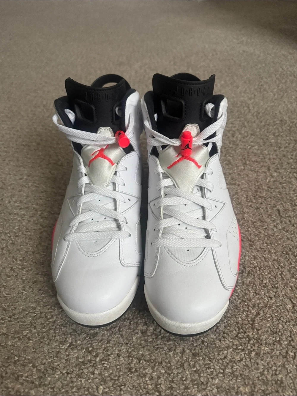 Jordan Retro 6 Infrared White Size 11.5
